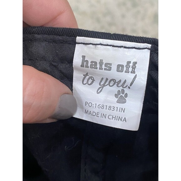 Raising Canes Hat Strapback One Love Black Baseball Cap Workwear - Picture 7 of 8